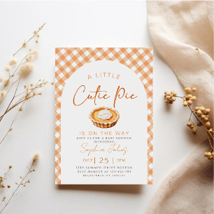 Invitación Little Cutie Pie está en el camino de caída de la 