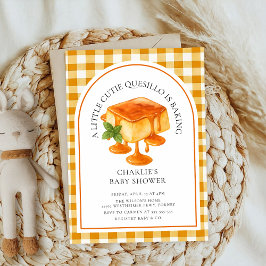 Invitación Little Cutie quesillo Fall Baby Shower