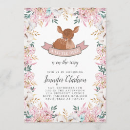 Invitación Little Deer Baby Shower