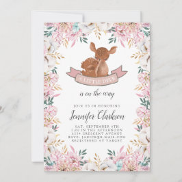 Invitación Little Deer Baby Shower