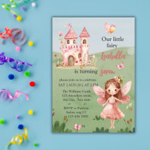Little Fairy Pink Castle Butterfly Any Age