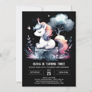 Invitación Little Fantasy Horse Birday