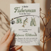Little Fishman Clothesline Fishing Baby Shower