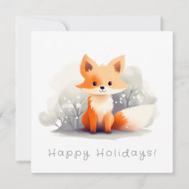 Invitación Little fox in winter