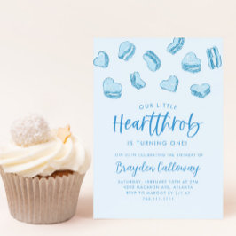 Invitación Little Heartthrob Valentine Birthday Party