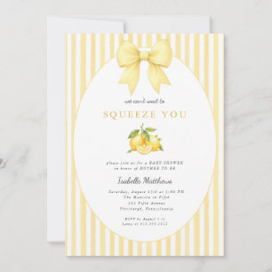 Invitación Little Lemon No Puede Esperar para Apretarte Baby