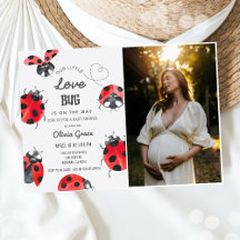 Little Love Bug Ladybug Foto de Baby Shower