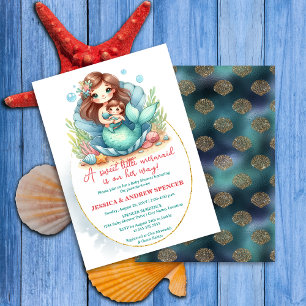 Invitación Little Mermaid Baby Shower
