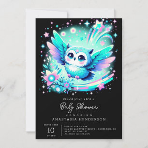 Invitación Little Owl Baby Shower