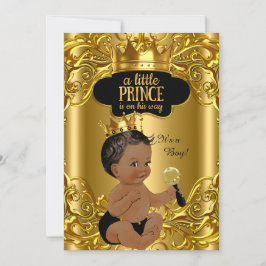 Invitación Little Prince está en camino de la etnia Baby Show