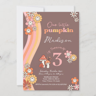 Invitación Little Pumpkin Birthday Invitation