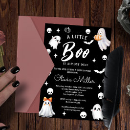 Invitación Little Pumpkin Boo – Halloween Baby Shower