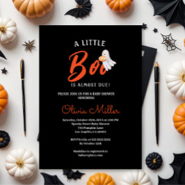 Invitación Little Pumpkin Boo – Halloween Baby Shower