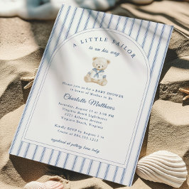 Invitación Little Sailor Baby Shower Invitation 