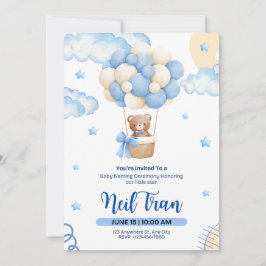 Invitación Little Star Baby Shower Invitation Design