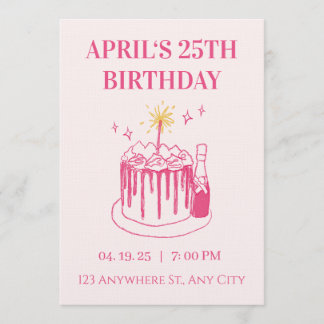 Invitación Little Star Turns 1 – Editable First Birthday Invi