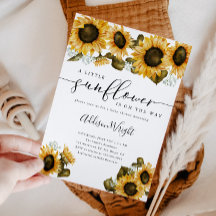 Little Sunflower Baby Shower