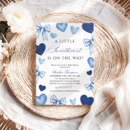 Invitación Little Sweetheart Valentines Day Baby Shower