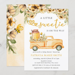 Invitación Little Sweetie está en camino a la Baby Shower de
