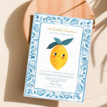 Little Sweetie Lemon Citrus Baby Shower