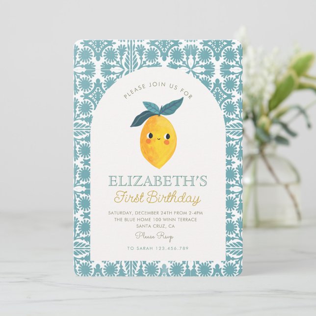 Invitación Little Sweetie Lemon se está volviendo un cumpleañ (Subido por el creador)