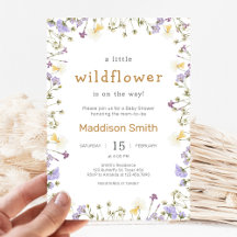 Little Wildflower Baby Shower