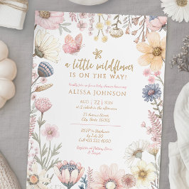 Invitación Little Wildflower Baby Shower