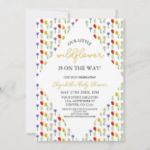 Little Wildflower Baby Shower