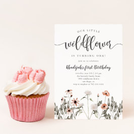 Invitación Little Wildflower Birday Party