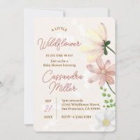 Little Wildflower Está En Camino De Baby Shower