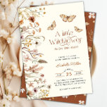 Invitación Little Wildflower Floral Baby Shower<br><div class="desc">Invitación a Baby Shower de Little Wildflower Floral</div>