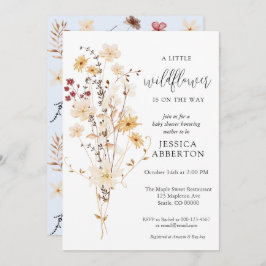 Invitación Little Wildflower Flower Baby Shower