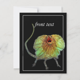 Invitación Lizard gritando