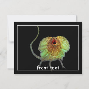 Invitación Lizard gritando