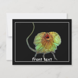 Invitación Lizard gritando