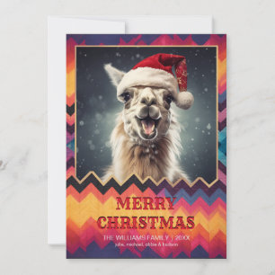 Invitación Llama navidades