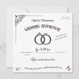 Invitación Llamadas de bodas