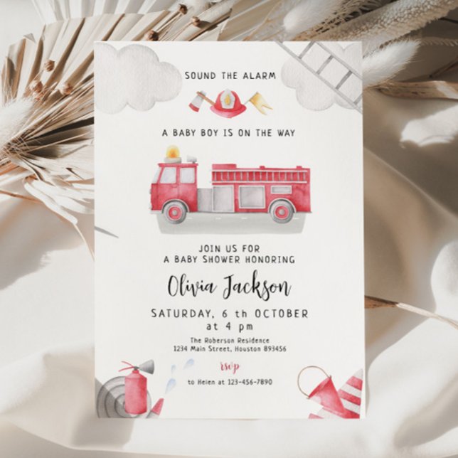 Invitación Llamadas de camiones de bomberos a todas las unida (Subido por el creador)