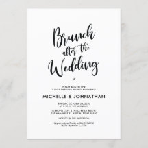 Llamadas del Boda Brunch de Caligrafía Perfecta