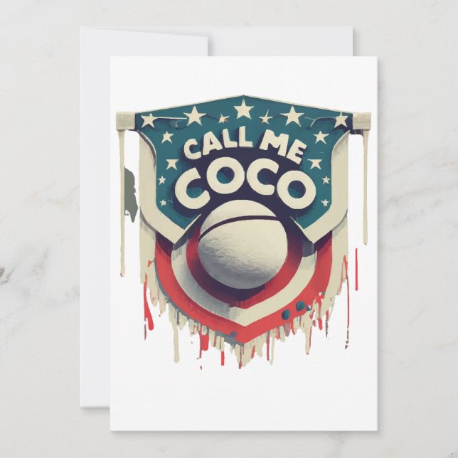 Invitación Llámame Coco Llámame Campeón (Anverso)