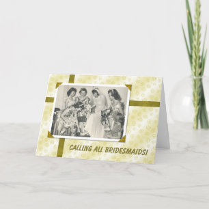 Invitación ¡Llamando a todas las damas de honor!