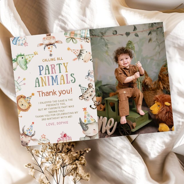 Invitación Llamando a todos los animales de fiesta Cumpleaños (Subido por el creador)
