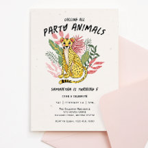 Llamando a todos los animales de fiesta Cumpleaños