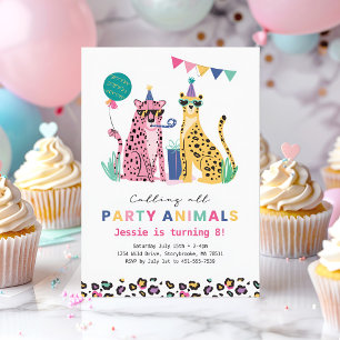 Invitación Llamar a todos los animales Fiestas Día de la Selv