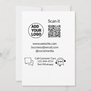 Invitación Llamar a un cliente para que envíe un mensaje de t