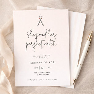 Invitación Llamativa Caligrafía Perfecta Combinación Despedid