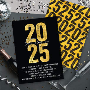 Invitación Llamemos en la fiesta de Año Nuevo 2025