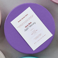 Llanura blanca de color rojo sólido, Aqiqah Baby S