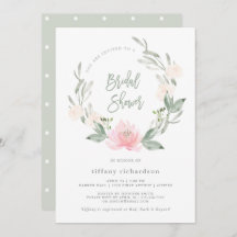 Llanura de primavera| Ducha nupcial floral acuátic