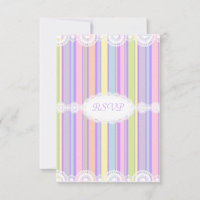 INVITACIÓN LLAVE DE CADENA TODAS LAS OCASIONES RSVP PURPLE2 (Anverso)